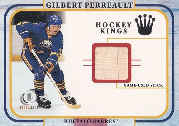 stick karta GILBERT PERREAULT 01-02 Fleer Legacy Stick
